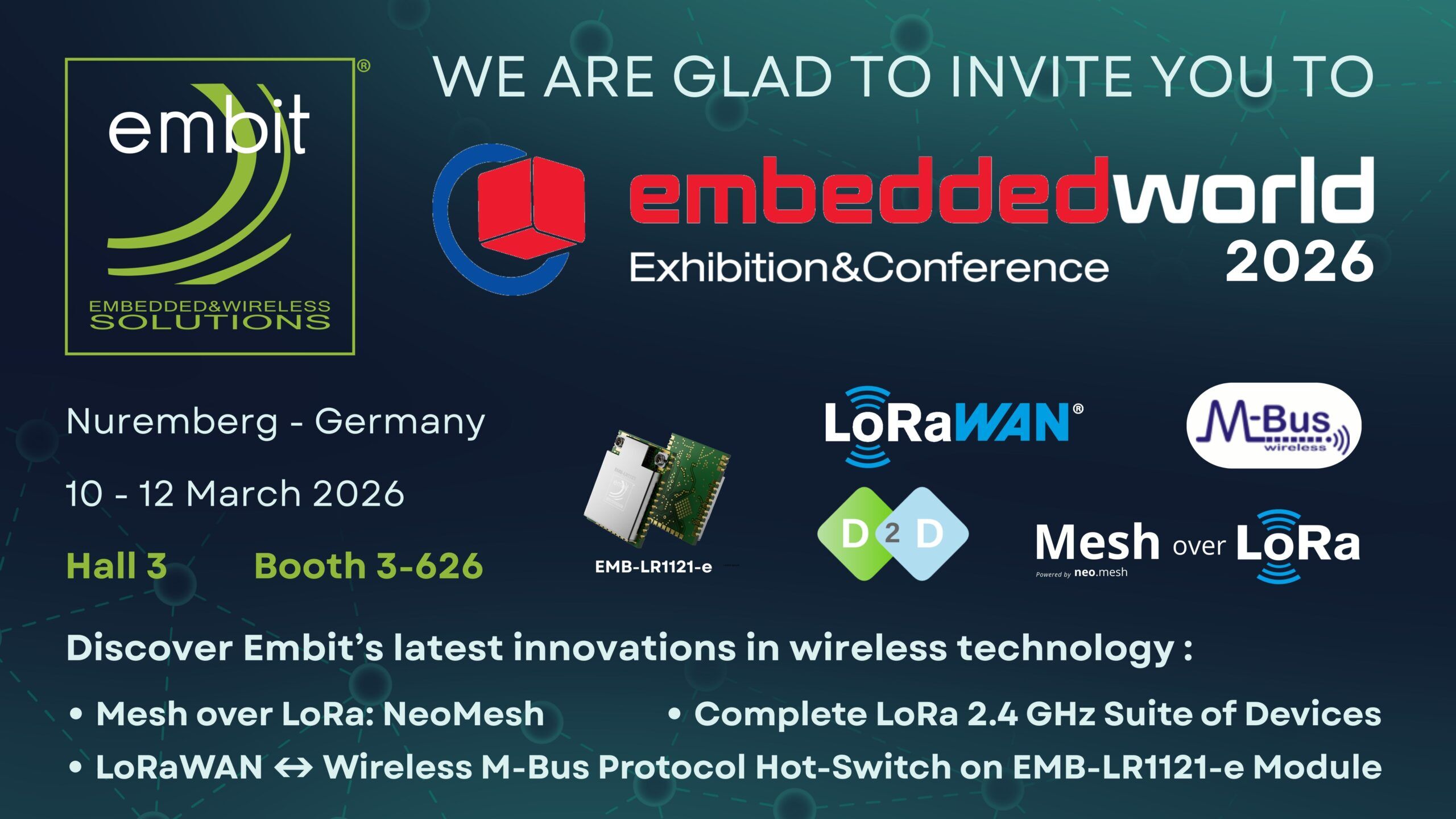 Embit Module Wireless & RF Modules | LoRaWAN Solutions | Embit EU